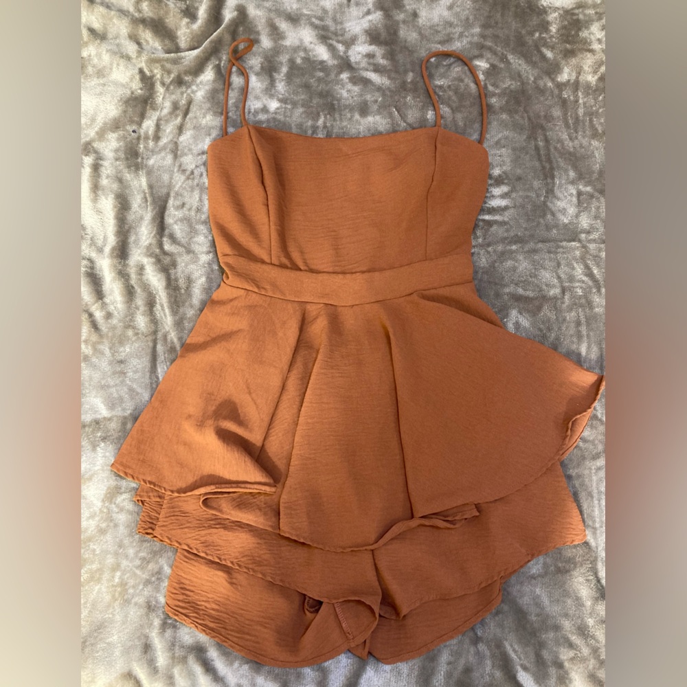 🤠Windsor brand brown western boho romper!🤠